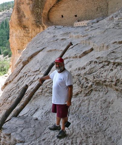 Carl at Gila Ruins