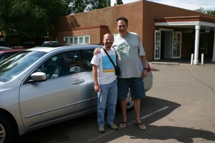 Kevin Hart and me posing in front of his new Accord!